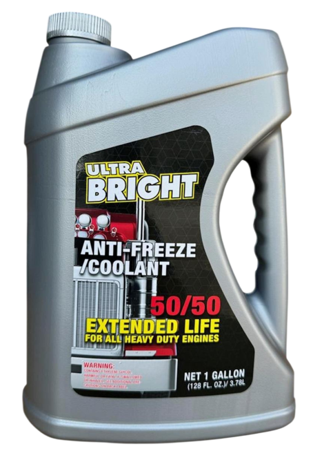 ULTRA BRIGHT Extended Life Heavy Duty Antifreeze + Coolant 50/50 6/1Gal